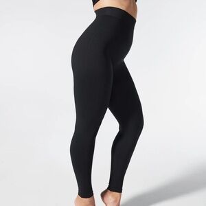 BLANQI Black High Waist Maternity Postpartum Leggings Size Medium